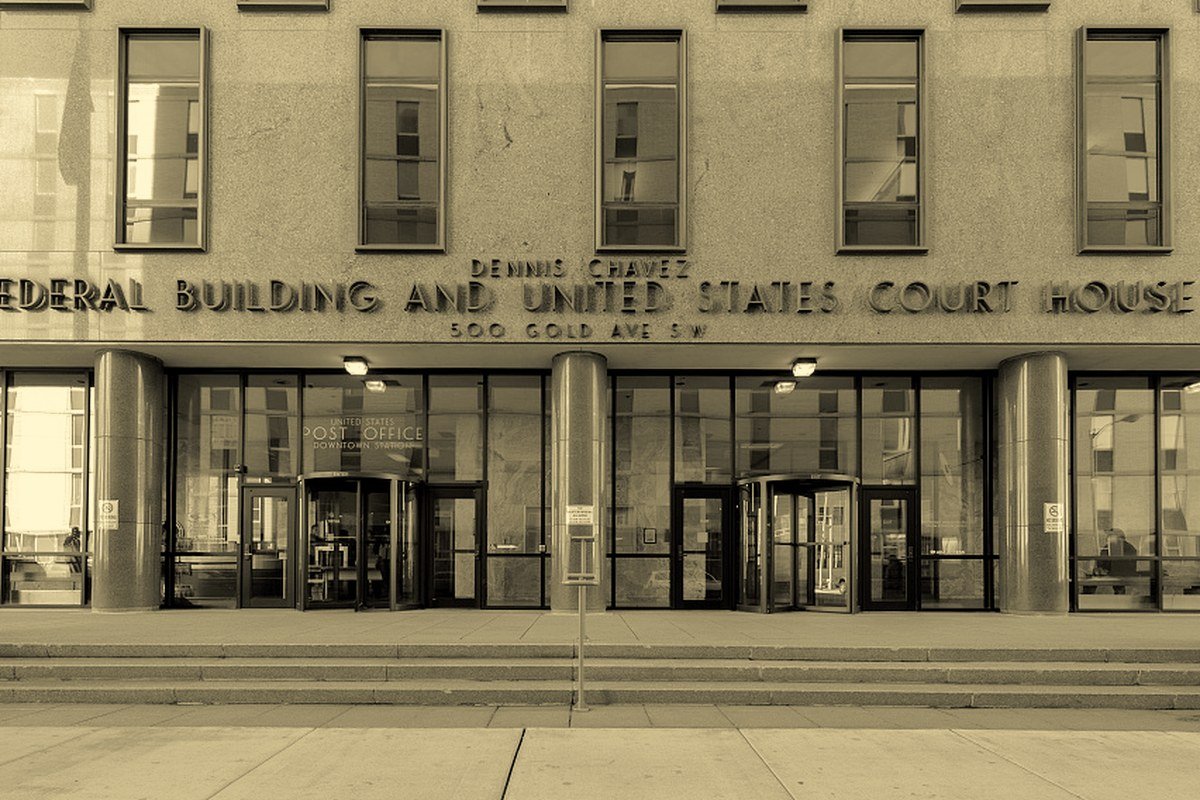 Dennis Chavez Federal Building and United States Courthouse in Albuquerque, home of the U.S. Bankruptcy Court for the District of New Mexico